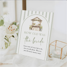 Fresh Off The Market How Old Was The Bride 台座サイン