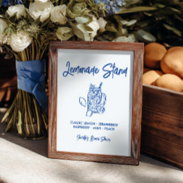 Fresh Off The Market Lemonade Bridal Shower Sign