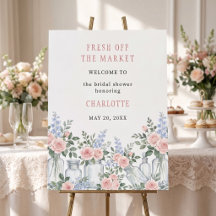 Fresh Off The Market Mason Jar Bridal Shower