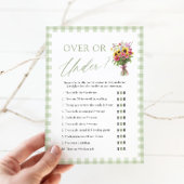 Fresh Off The Market Over Or Under ブライダルシャワー 招待状