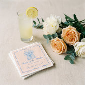 Fresh Off The Market Sketch Floral Bridal Shower スタンダードカクテルナプキン