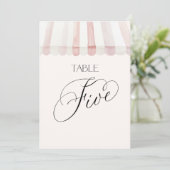 Fresh Off the Market Table Number Five 招待状 (スタンド正面)