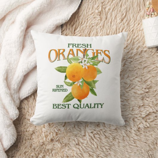 Fresh Oranges - Best Quality クッション (ブランケット)