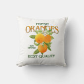 Fresh Oranges - Best Quality クッション (正面)