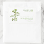 FRESH OREGANO Biz ID Rectangleスタンプ 長方形シール (バッグ)