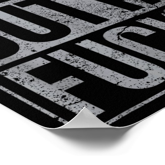 Fresh Outta Fors Funny Sarcasm  ポスター (角)