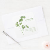 FRESH PARSLEY Biz ID Large Squareスタンプ スクエアシール (封筒)