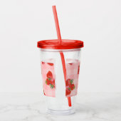 Fresh Picked Tumbler Strawberry Fruit Acrylic Cup アクリルタンブラー (左)