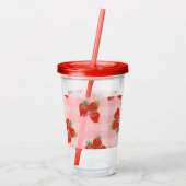 Fresh Picked Tumbler Strawberry Fruit Acrylic Cup アクリルタンブラー (裏面)