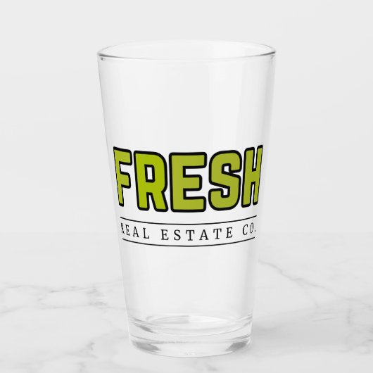 FRESH Pint Glass タンブラーグラス (正面)