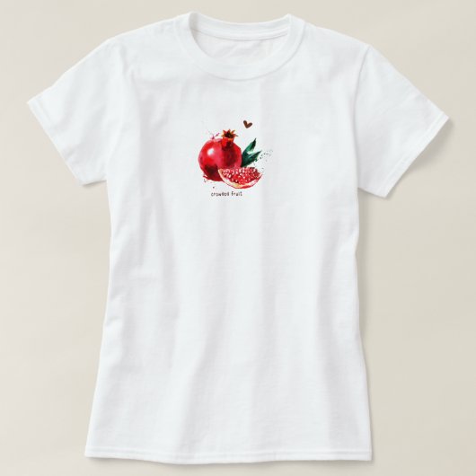 Fresh pomegranate aesthetic trendy summer tシャツ (デザイン正面)