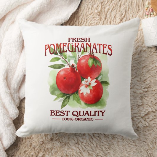 Fresh Pomegranates - Best Quality クッション (ブランケット)