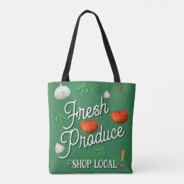 Fresh produce, shop local トートバッグ
