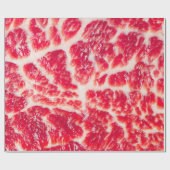 Fresh raw beef steak marbled meat texture close up ラッピングペーパー (フラット)