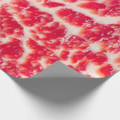 Fresh raw beef steak marbled meat texture close up ラッピングペーパー (角)