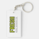 FRESH rectangle keychain キーホルダー (裏面)