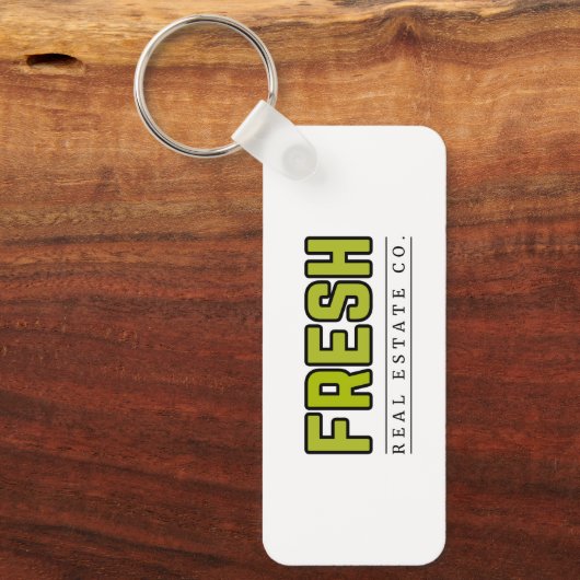 FRESH rectangle keychain キーホルダー (正面)