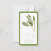 FRESH SAGEビジネスブックマーク – 3.5x2カードII ノートカード (裏面)