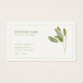 FRESH SAGE 3.5x2ビジネスカード (正面)