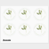 FRESH SAGE Biz ID Large Round Stickers ラウンドシール (シート)