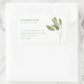 FRESH SAGE Biz ID Rectangleスタンプ 長方形シール (バッグ)