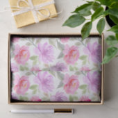 Fresh Spring Vibe: Pink and Purple Floral Design 薄葉紙 (ギフト)