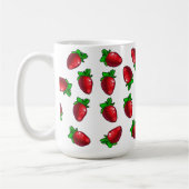 Fresh Strawberries コーヒーマグカップ (左)