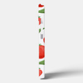 Fresh Strawberry Leaf Pattern iPhone Case Case-Mate iPhoneケース (裏面 / 左)