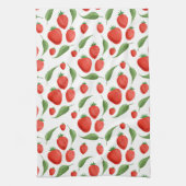 Fresh Strawberry Pattern Kitchen Towel キッチンタオル (縦)