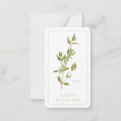 FRESH THYMEブックマーク – 3.5x2カード+文字 ノートカード (正面)