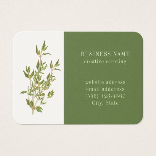 FRESH THYME 3.5x2.5名刺II (正面)