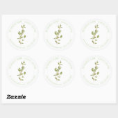FRESH THYME Biz ID Large Round Stickers ラウンドシール (シート)