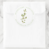 FRESH THYME Biz ID Large Round Stickers ラウンドシール (バッグ)