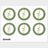 FRESH THYME Biz ID Large Round Stickers II ラウンドシール (シート)