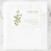 FRESH THYME Biz ID Rectangleスタンプ 長方形シール (バッグ)