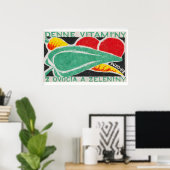 Fresh Vegetables - Matchbox Print - Czech Wall Art ポスター (ホームオフィス)