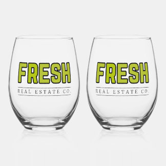 FRESH Wine Glasses ステムなしワイングラス