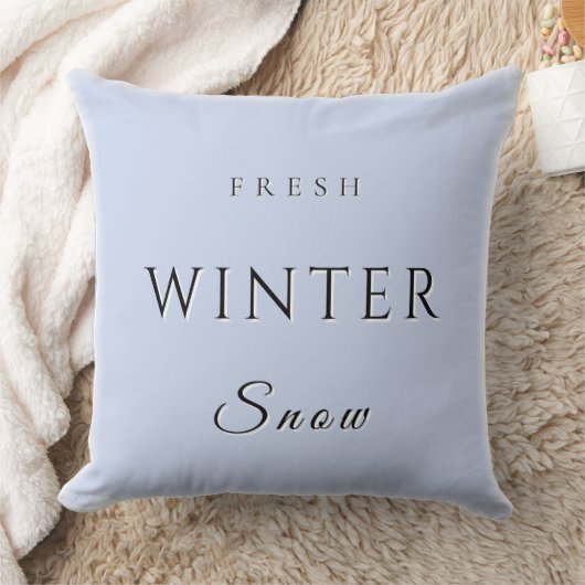 Fresh Winter Snow  クッション (ブランケット)