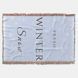 Fresh Winter Snow w/ Snow スローブランケット