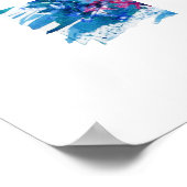 Fresh Winter Trees Painting / Artist Larry Lerew ポスター (角)