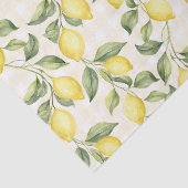 Fresh Yellow Lemons Bridal Shower 薄葉紙 (詳細)