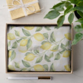 Fresh Yellow Lemons Bridal Shower 薄葉紙 (ギフト)