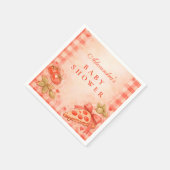 Freshly Delivered Baby Shower スタンダードカクテルナプキン (角)