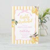 Freshly Graduated Coquette Graduation Invitation 招待状 (スタンド正面)