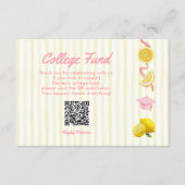 Freshly Graduated Grad Party College Fund エンクロージャーカード (正面)