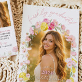 Freshly Graduated Graduation Party Invitation 招待状