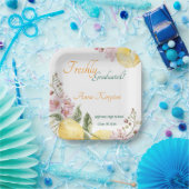 Freshly Graduated Graduation Party Paper ペーパープレート (パーティー)