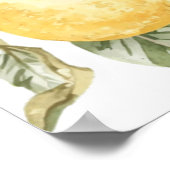 Freshly Graduated  Graduation Party Welcome Sign ポスター (角)