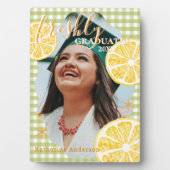 Freshly Graduated Lemon Gingaham  フォトプラーク (正面)