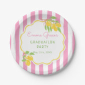 Freshly Graduated Lemon Gradu Paper Plates ペーパープレート (正面)